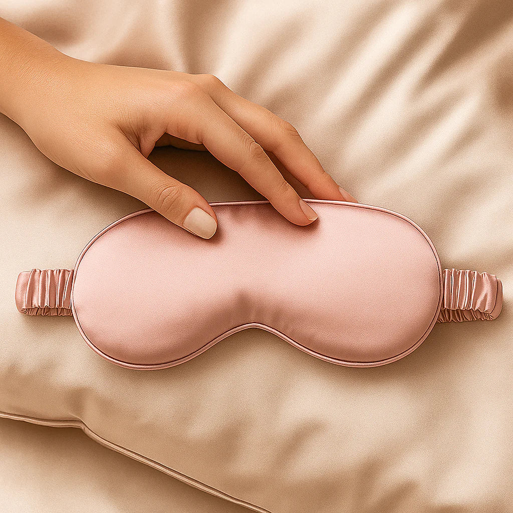 Masque de sommeil en soie
