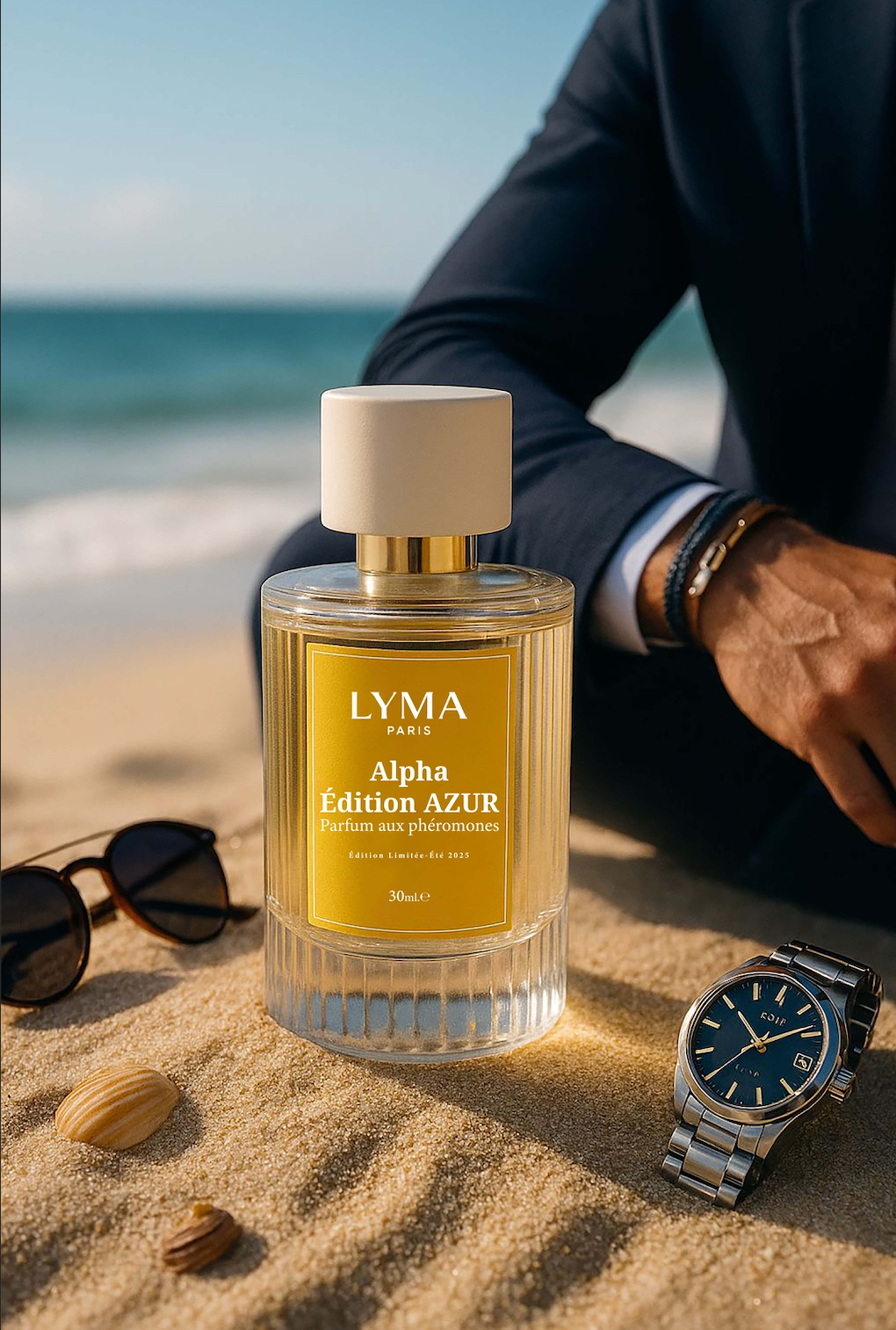Parfum aux phéromones homme - ALPHA édition AZUR - Été 2025