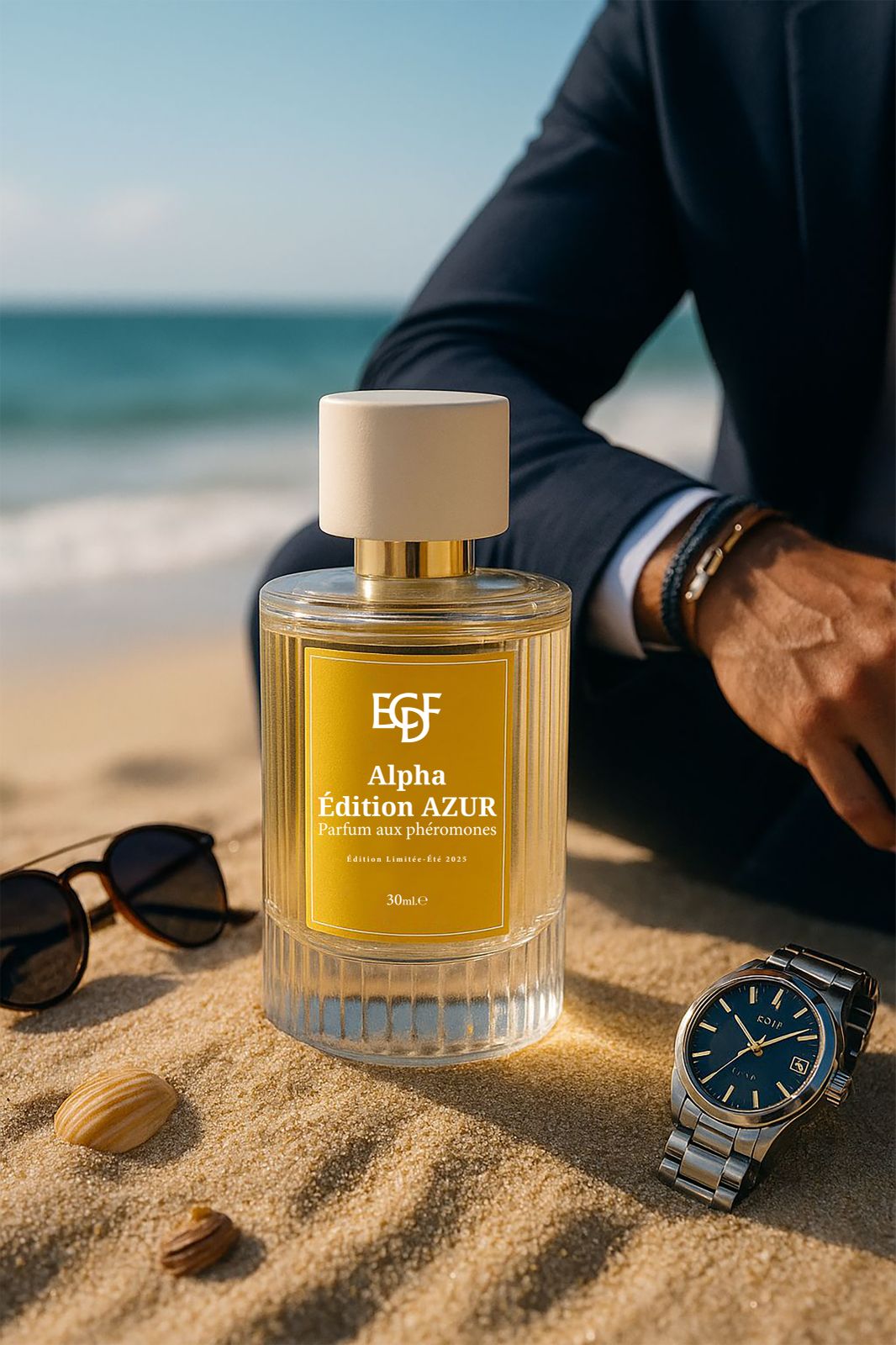 Parfum aux phéromones homme - ALPHA édition AZUR - Été 2025