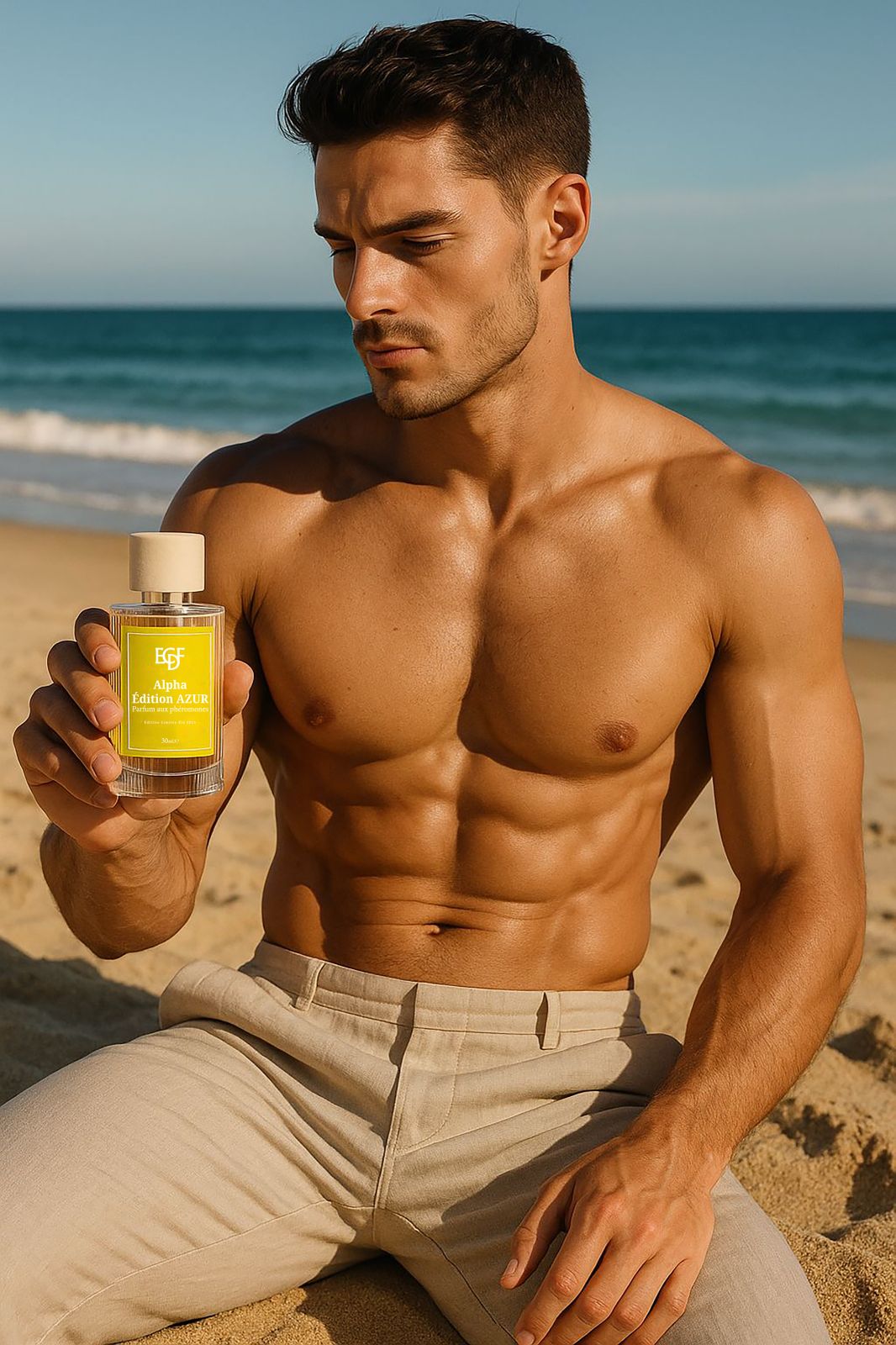 Parfum aux phéromones homme - ALPHA édition AZUR - Été 2025
